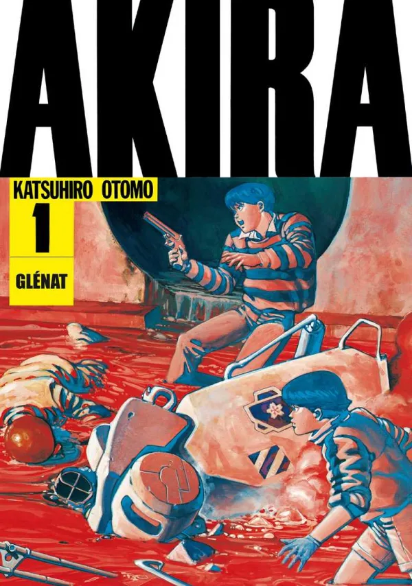 Couverture du tome 1 de Akira (noir et blanc)