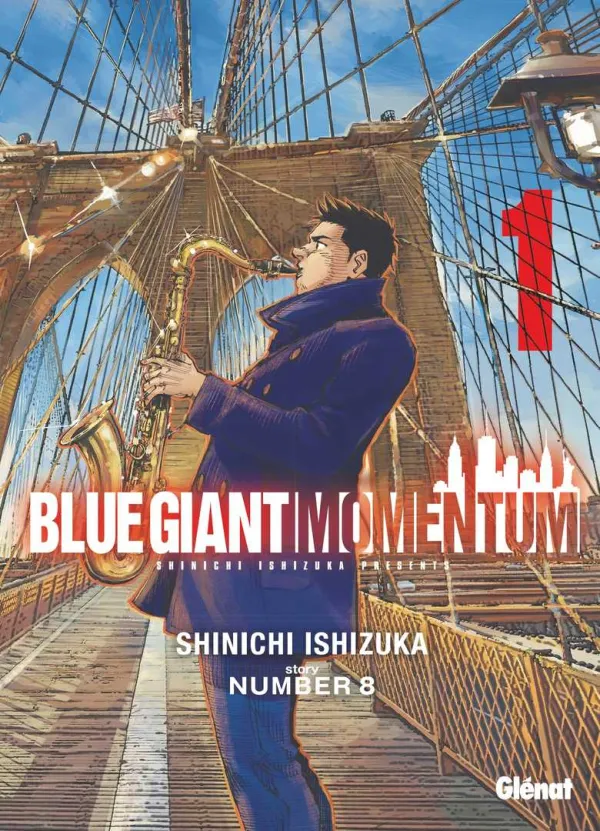 Couverture du tome 1 de Blue Giant Momentum