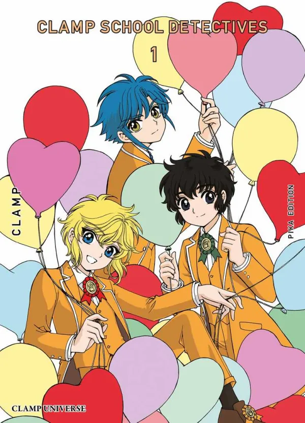 Couverture du tome 1 de Clamp School Detectives
