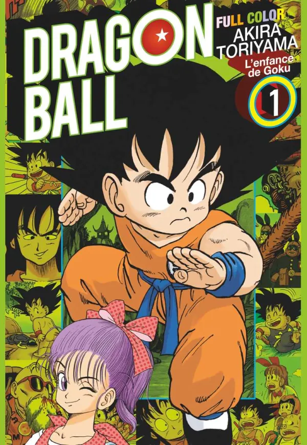 Couverture du tome 1 de Dragon Ball - Full Color - L'enfance de Goku