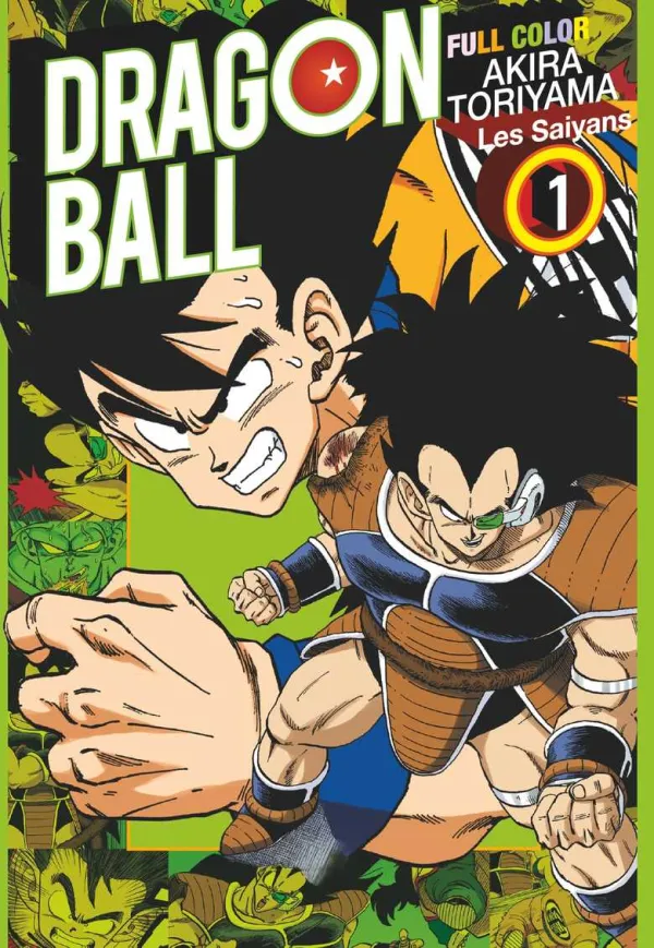 Couverture du tome 1 de Dragon Ball - Full Color - Les Saiyans