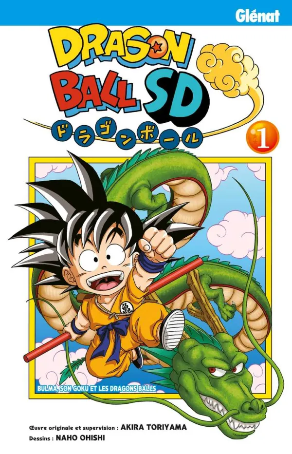 Couverture du tome 1 de Dragon Ball SD