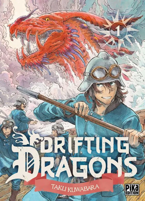 Couverture du tome 1 de Drifting Dragons
