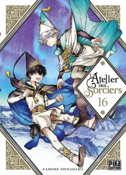 Couverture du tome 16 de L'Atelier des Sorciers