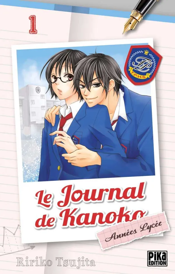 Couverture du tome 1 de Le journal de Kanoko - Années lycée