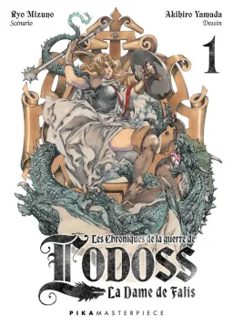 Couverture de Les Chroniques de la Guerre de Lodoss : La Dame de Falis
