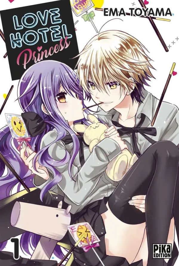 Couverture du tome 1 de Love Hotel Princess
