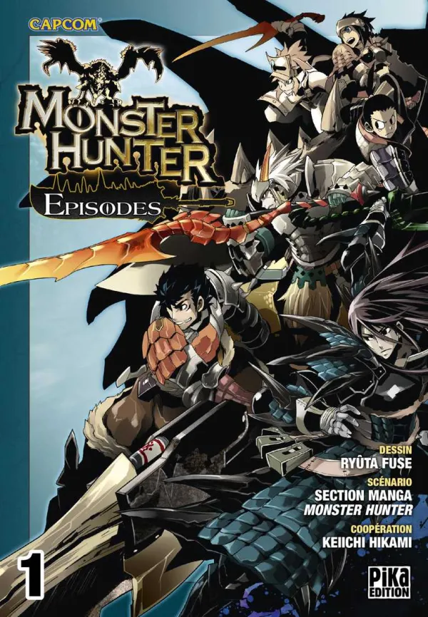 Couverture du tome 1 de Monster Hunter Episodes