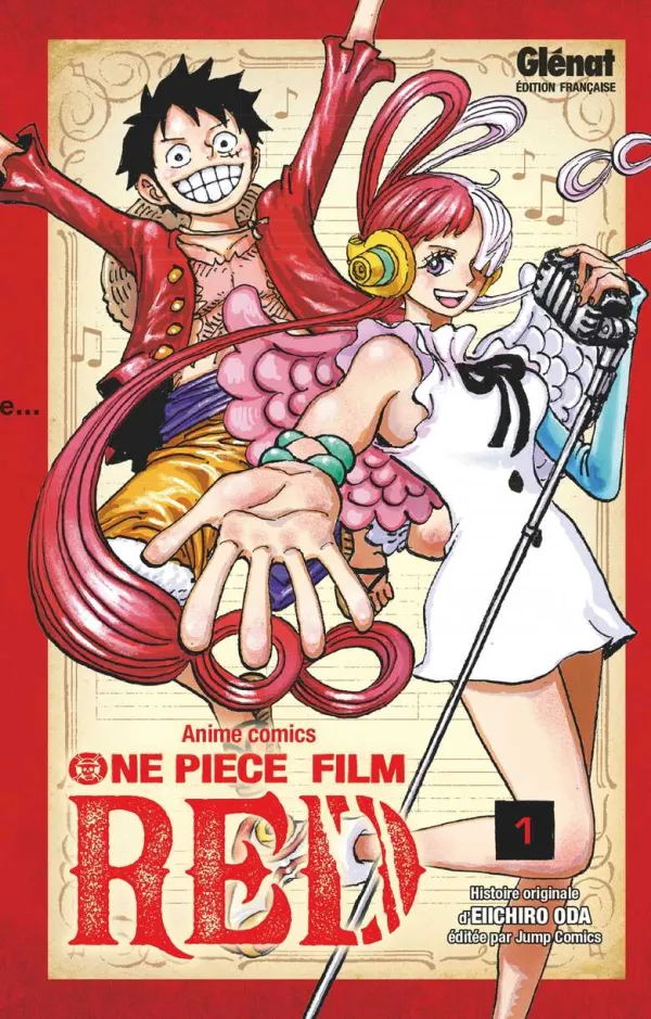Couverture du tome 1 de One Piece Anime comics
