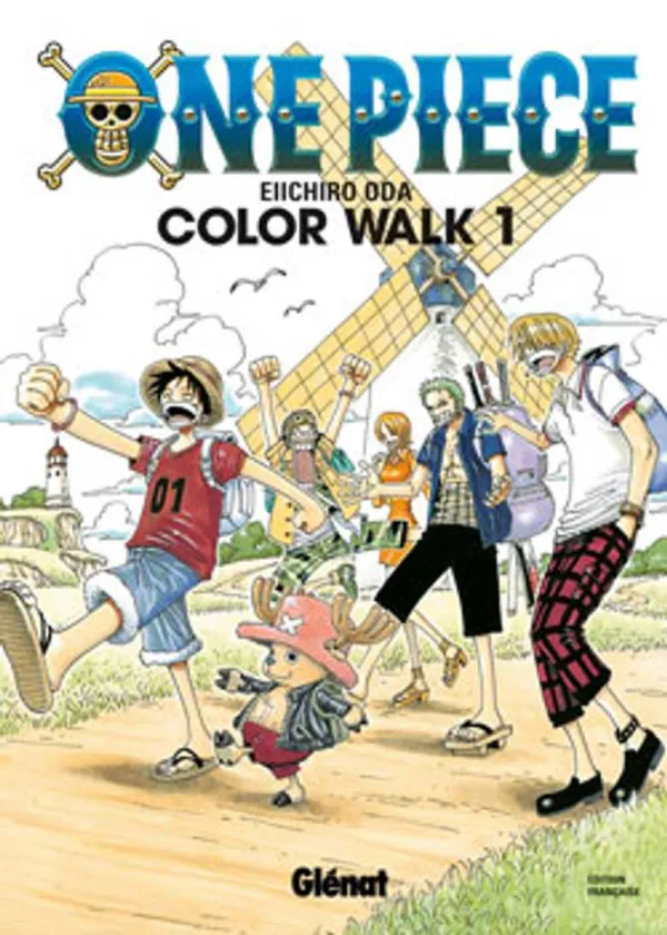 Couverture du tome 1 de One Piece Color Walk