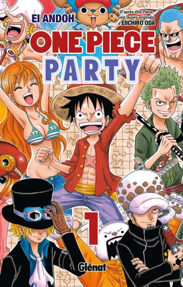 Couverture du tome 1 de One Piece Party