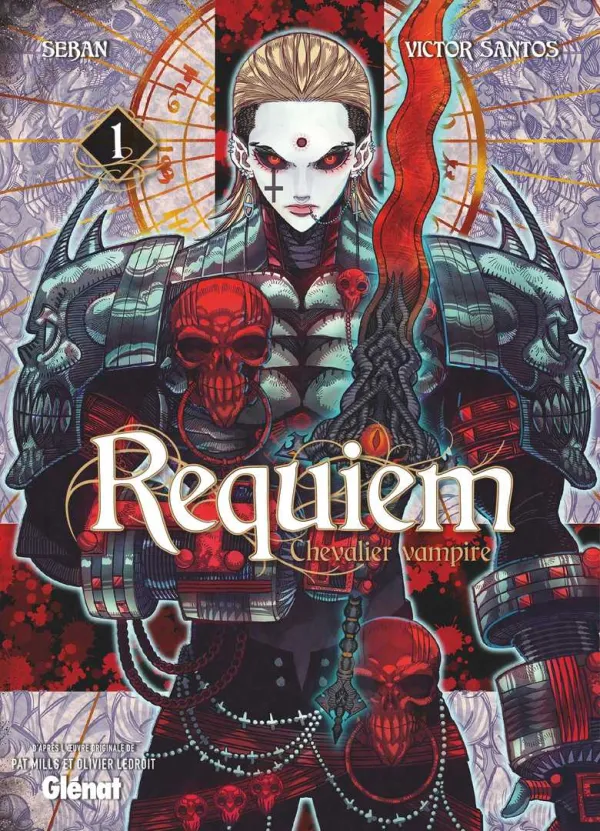Couverture du tome 1 de Requiem, chevalier vampire