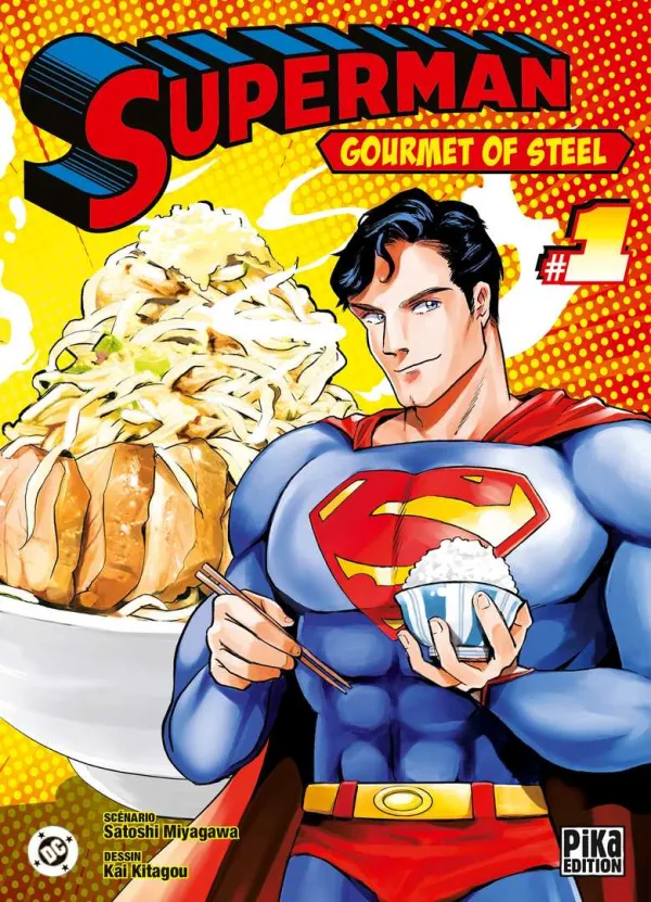 Couverture du tome 1 de Superman - Gourmet of Steel