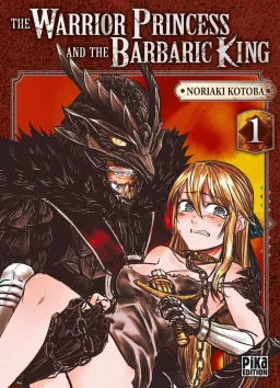 Couverture de The Warrior Princess and the Barbaric King