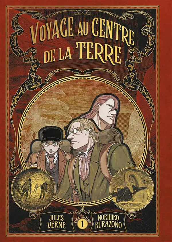 Couverture de Voyage au centre de la Terre